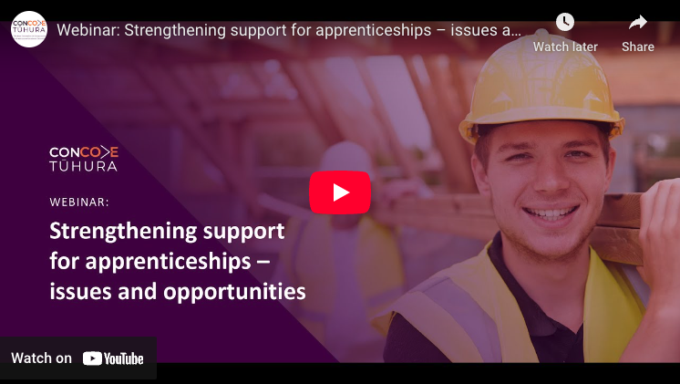 Strengthening support for apprenticeships - screen